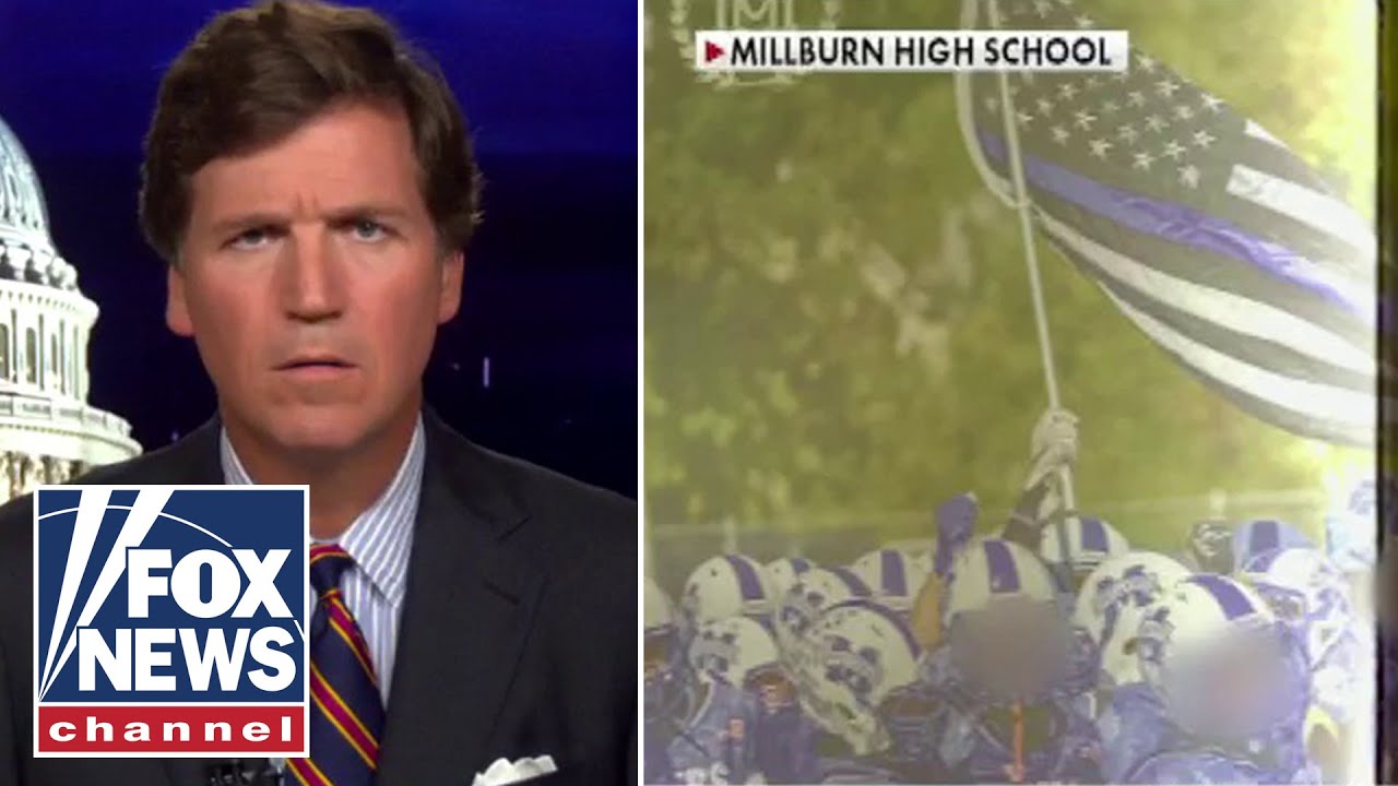 NJ principal calls pro-police flag 'racist', angry parent joins 'Tucker'