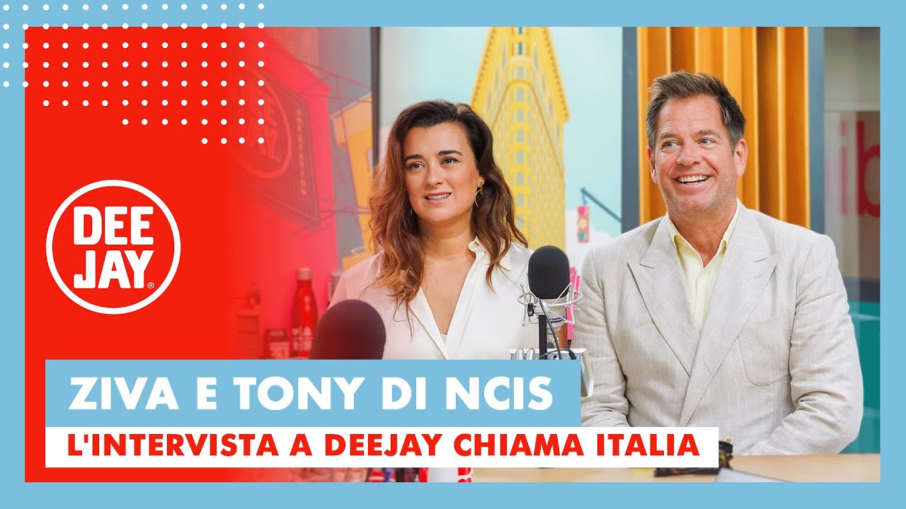Michael Weatherly e Cote De Pablo a Deejay Chiama Italia con 