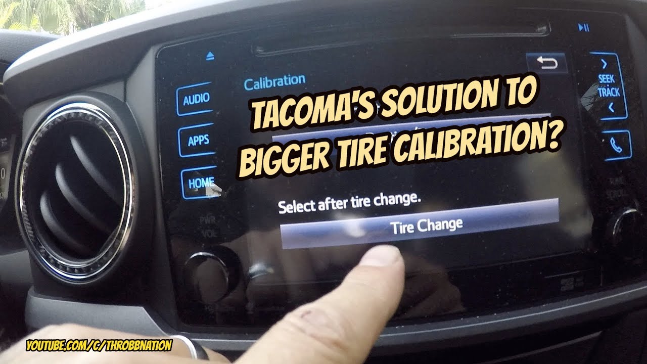 Tacoma's Solution to Bigger Tire Calibration?