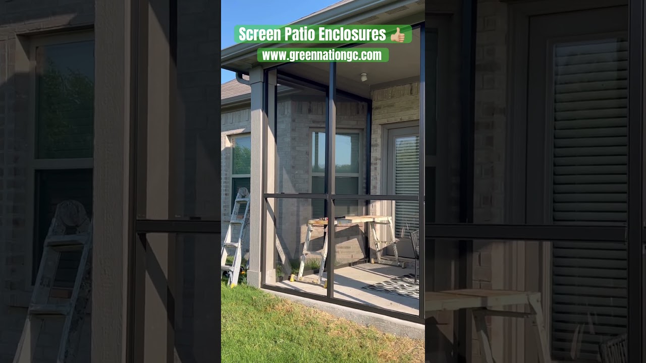 Installing a Screened Patio Enclosure | Fort Worth Patio Upgrade