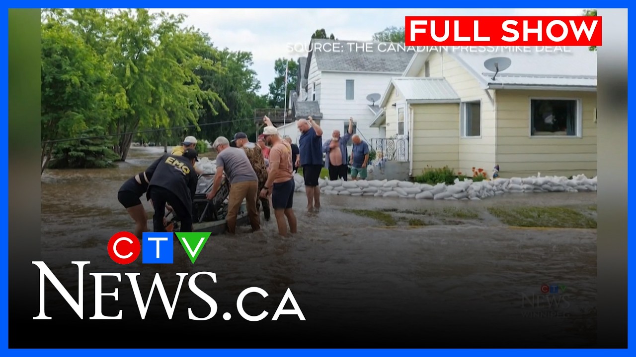 Жители приходят на помощь пострадавшим от наводнения | CTV News Winnipeg at Six за 3 июля 2026 года