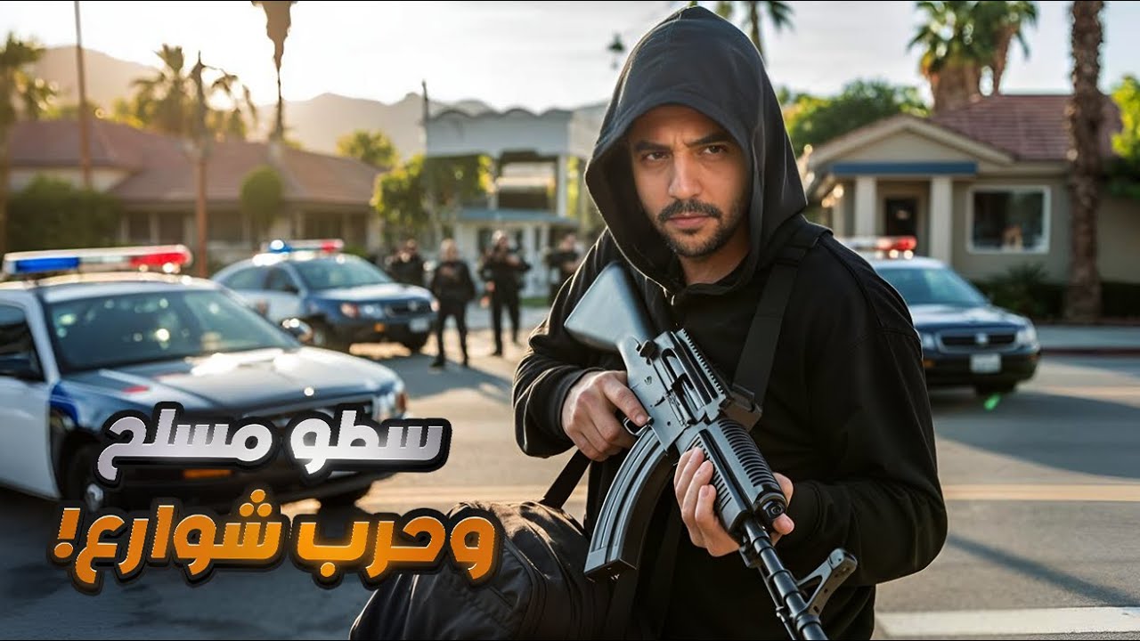 اعنف عملية سرقة بنك في امريكا .. المجرمين استخدموا اسلحة ثقيلة !!