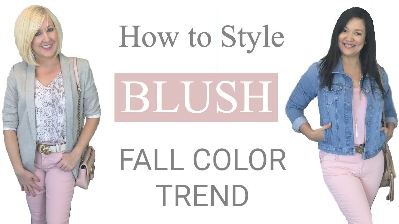 How to Style Blush Jeans for Women over 40 | How Mature Women Wear Blush Denim