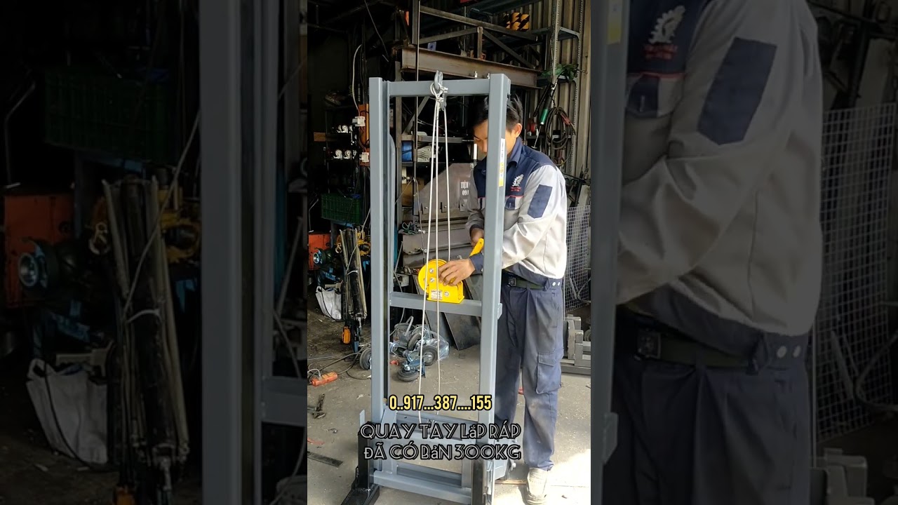 xe quay tay lắp ráp 300kg đã có bản mới 2024