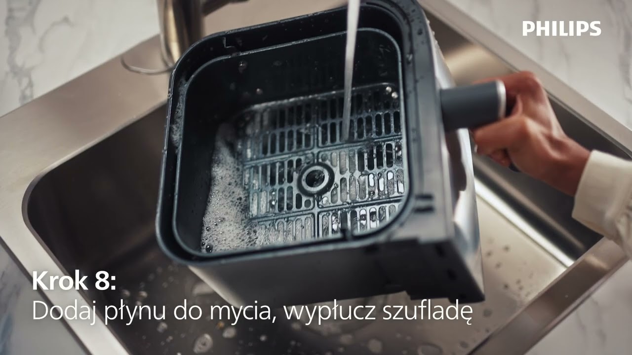 Jak czyścić Philips Ovi Dual Basket z funkcją gotowania na parze NA555