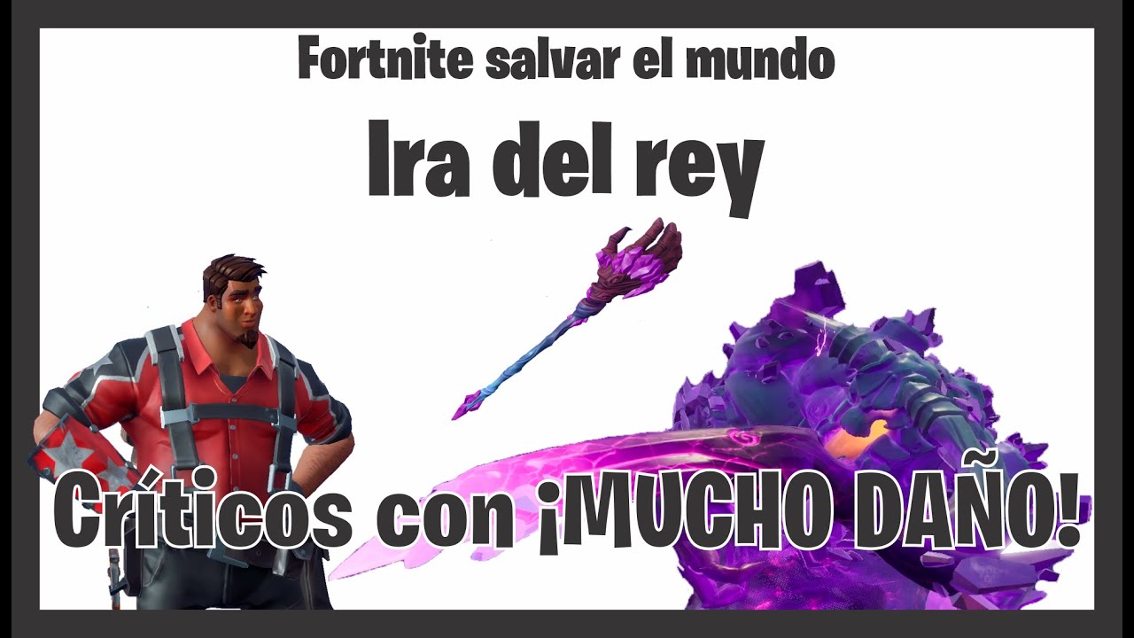 IRA DEL REY de la tormenta PERKS y héroes  PARA EL CUERNO DEL REY Fortnite salvar el mundo