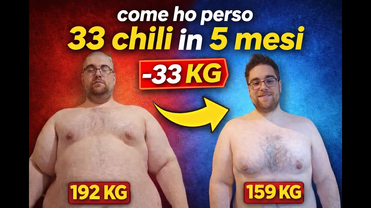 COME HO PERSO 33 CHILI IN 5 MESI #obesity #reborn #gym