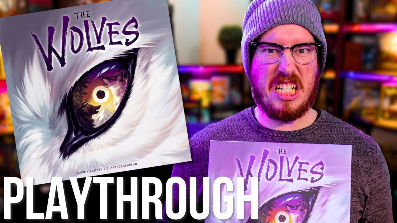 Quick, Fast, Area Control! The Wolves Board Game Playthrough!