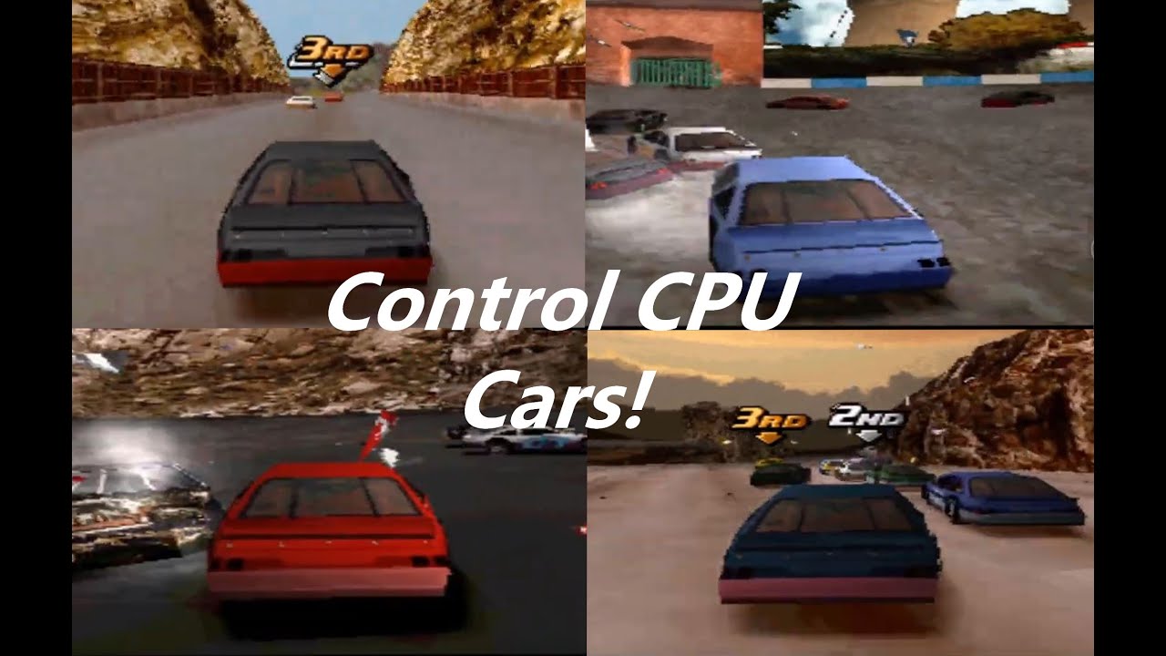 Destruction Derby 2 (FPse for Android) - Control CPU Cars cheat codes