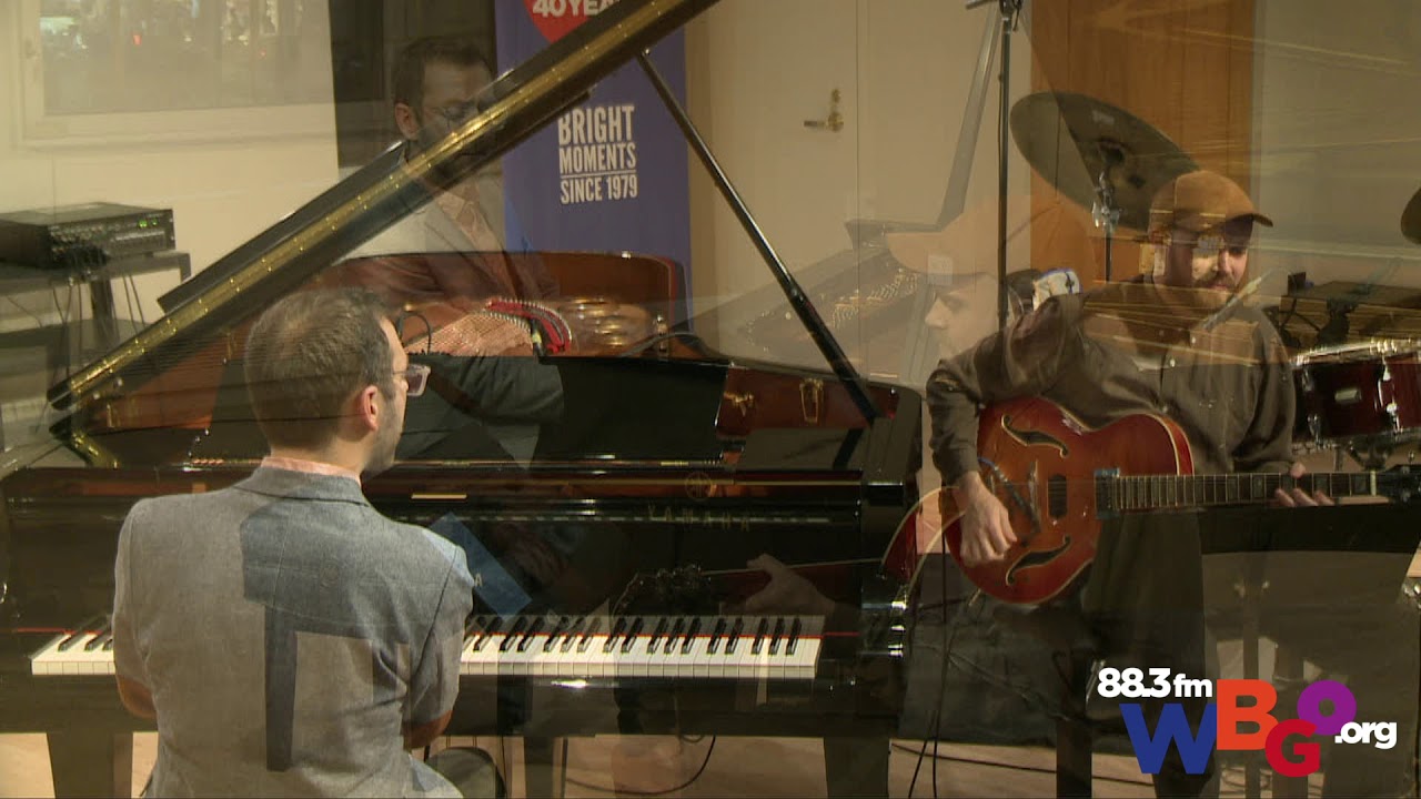 Addison Frei and Andrew Renfroe at  WBGO's Yamaha Piano Salon