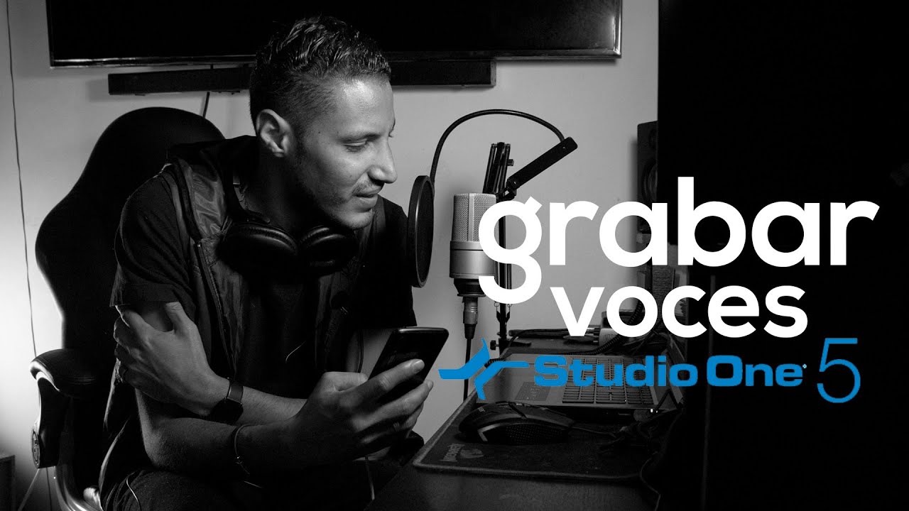 Grabar, Mezclar y Editar Voces en STUDIO ONE 5
