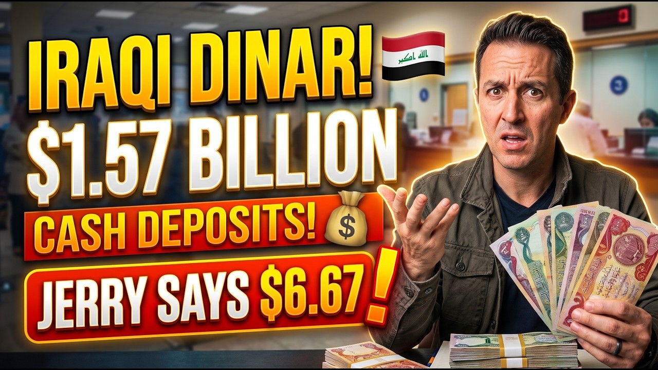 IRAQI DINAR! $1.57 BILLION CASH DEPOSITS! 💰 JERRY SAYS $6.67