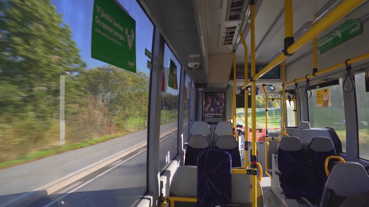 Sweden, Stockholm, bus 783 ride from Nibble Gård to Nynäshamn