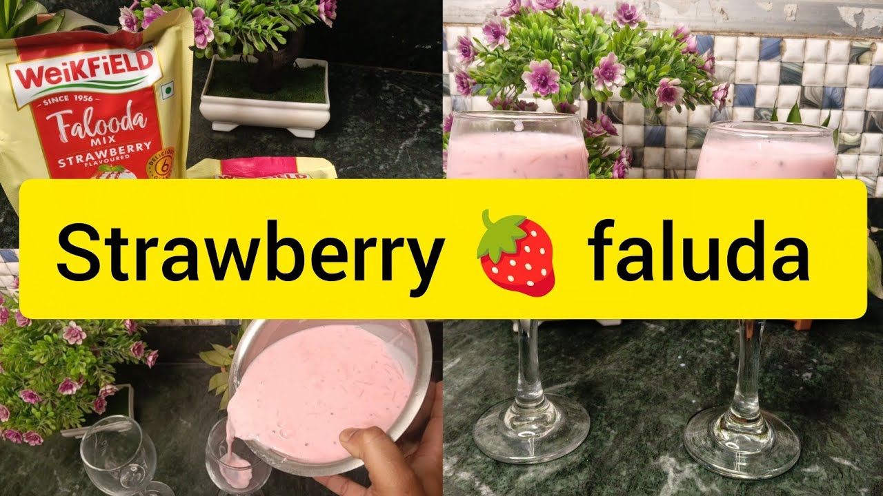 Strawberry 🍓 faluda 