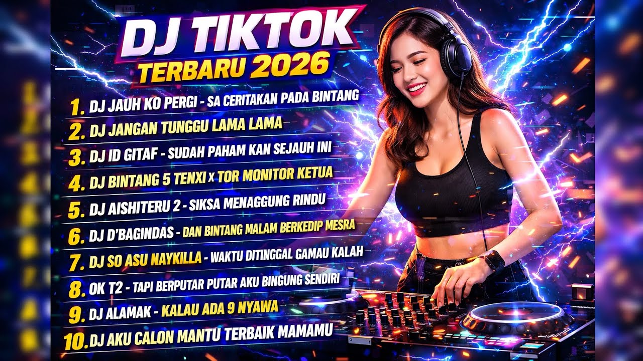 📀 DJ TIKTOK TERBARU 2026 🔥 | Kumpulan Lagu DJ Viral & Enak Didengar