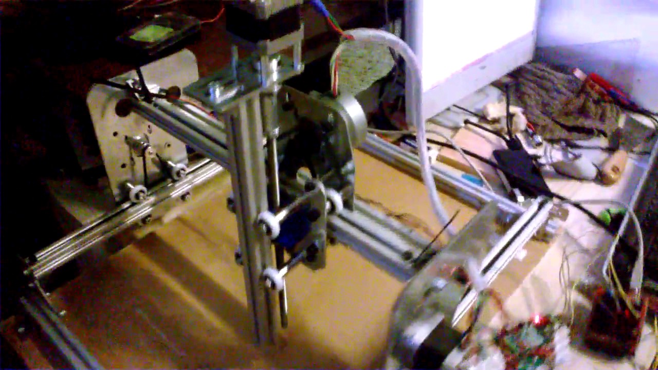 mini cnc buid Gslot new wheel first run test