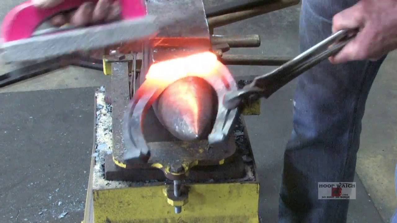 World Championship Blacksmiths, Craig Trnka-CJF Draft Hind with Toe Bar
