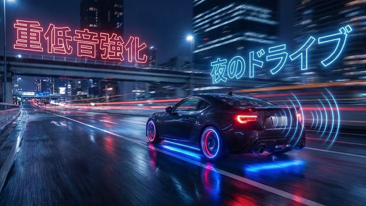 【深夜の長距離ドライブ用】眠気を飛ばす、最強のユーロ・ホップBGM│Long Night Drive Mix / Eurobeat x Hip-Hop