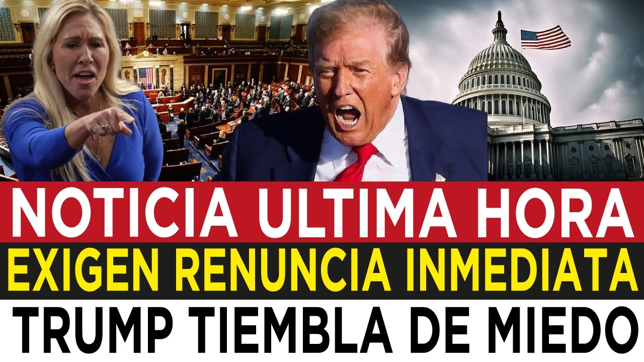 HACE 1 MINUTO: TRUMP SUFRE LEGISLADORES QUIEREN LA RENUNCIA