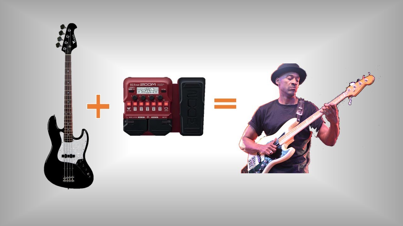 Sound like Marcus Miller using a Zoom B1 Four/B1X Four