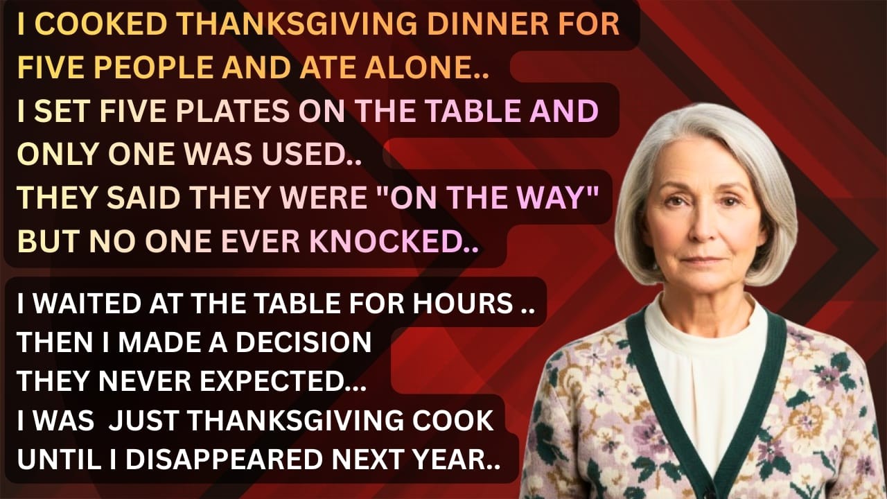 I Cooked Thanksgiving Dinner For Five People. But Something Happened That Night I Never Expected.