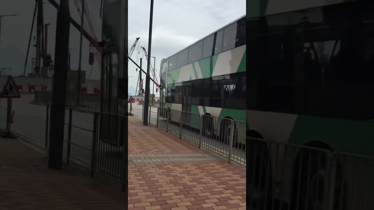 New Lantao Bus | VH 785 Route 37M Pulling Out Of Bus Stop