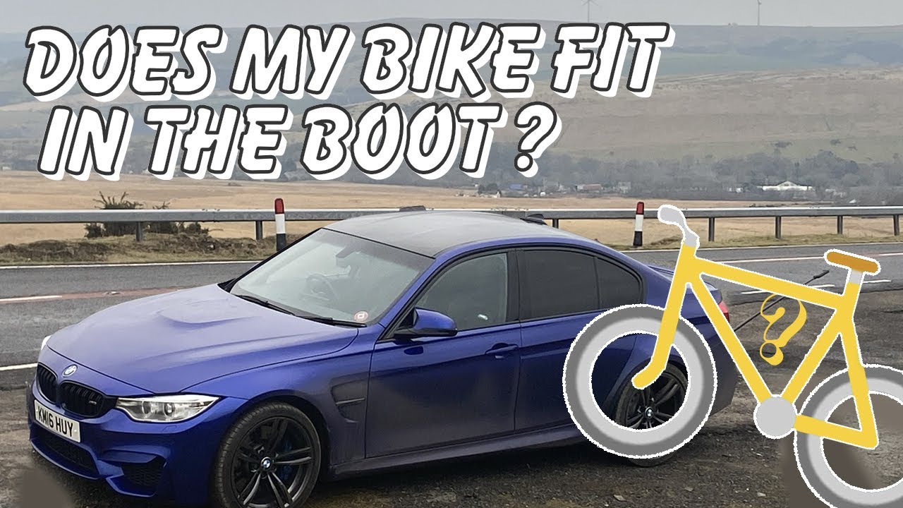 Will My Bike Fit In The Boot Of My Car BMW F80 M3 / F30 3 Series Saloon ? 3 Series Sedan Trunk Space