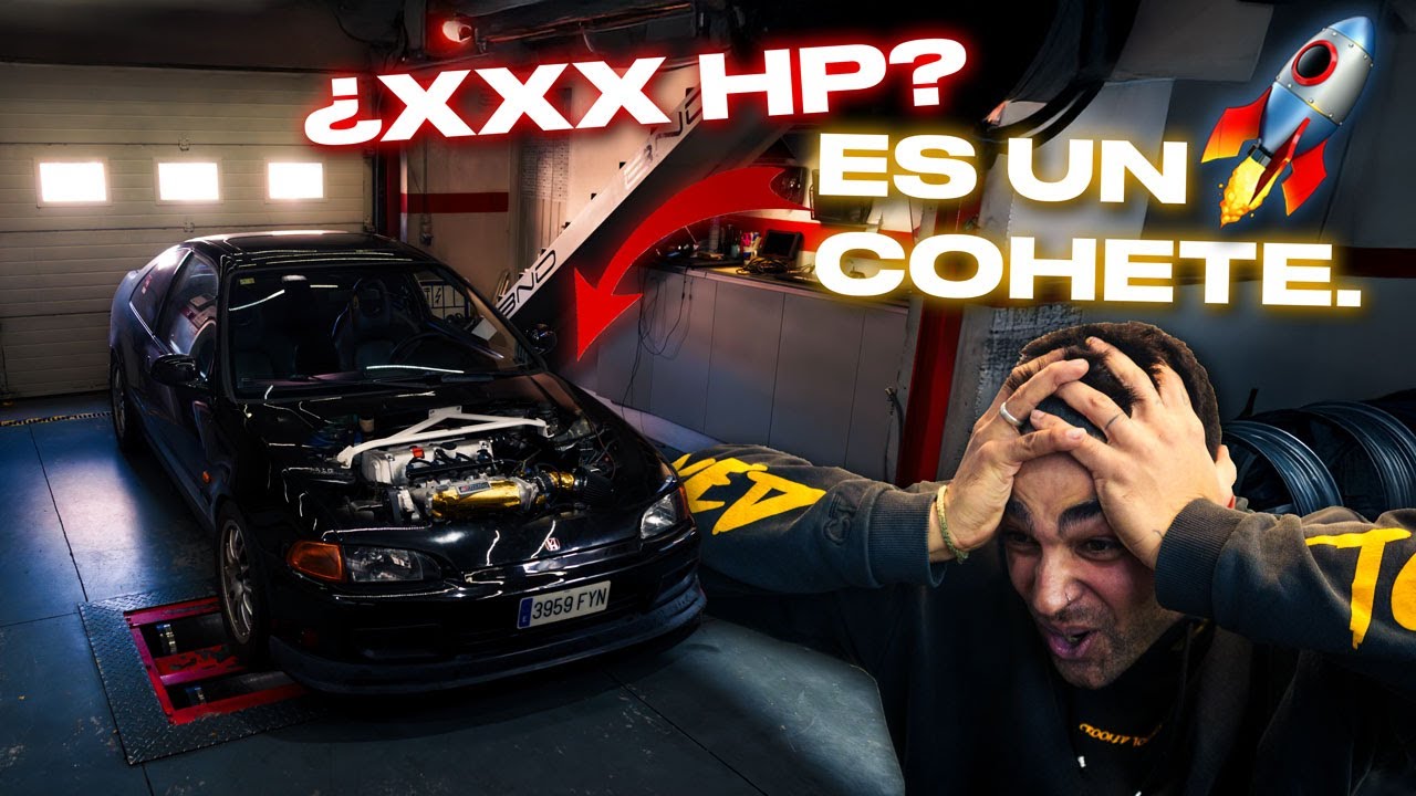 LANZAMOS EL CIVIC K24 POR PRIMERA VEZ EN BANCO Y DA ESTOS CV 🤯 // DANIFVCK