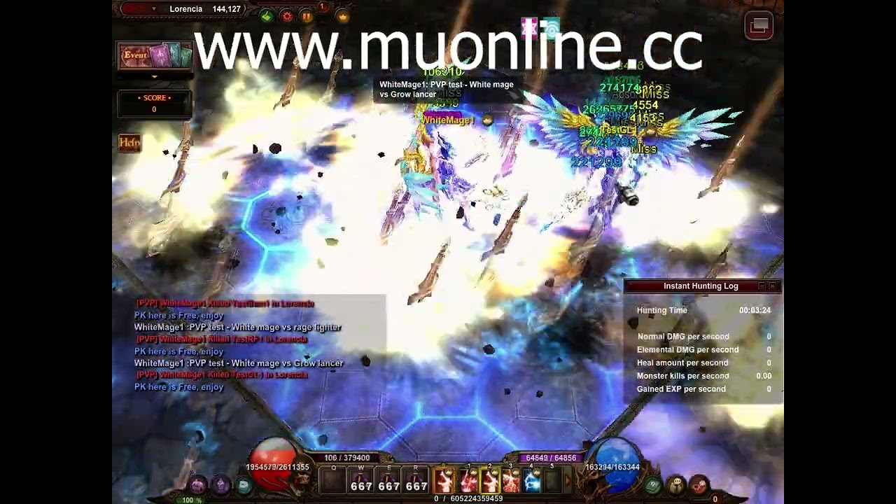 White Mage - MuOnline season 18 - PvP wm vs all other characters
