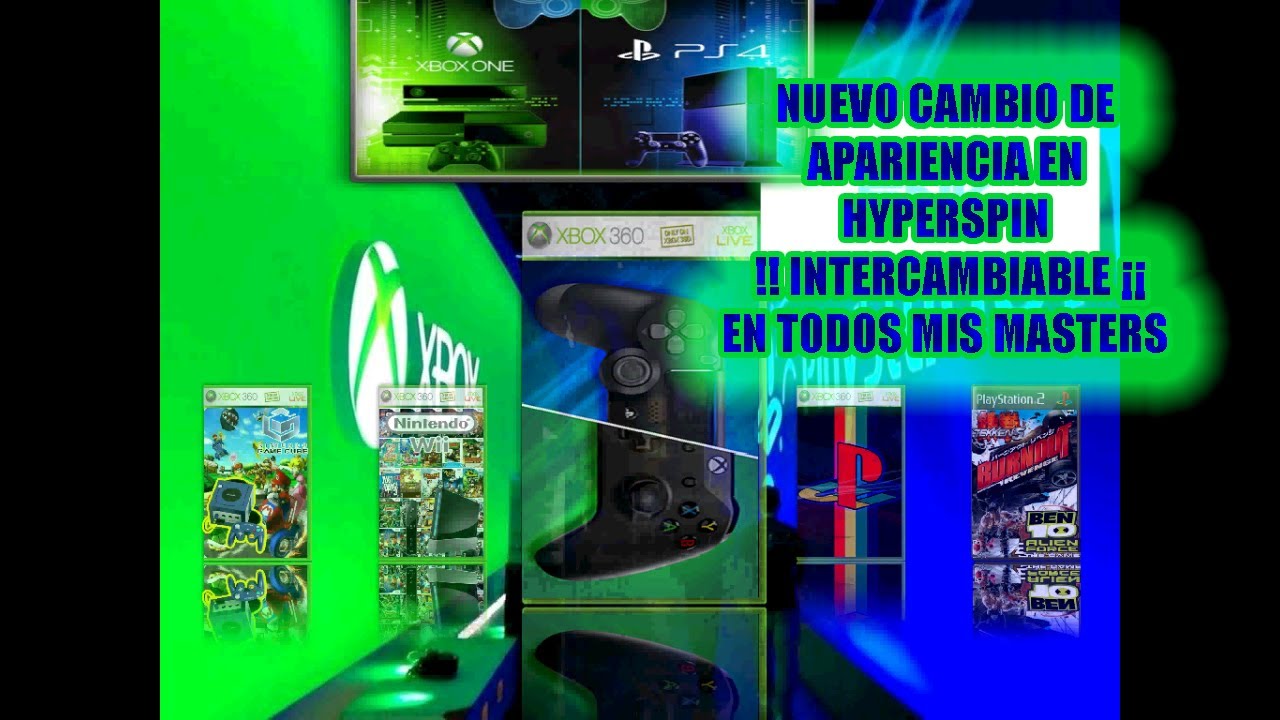 NUEVA OPCION PARA CAMBIAR LA APARIENCIA DEL MENU DE HYPERSPIN (DE TODOS MIS MASTERS MULTI  CONSOLAS)