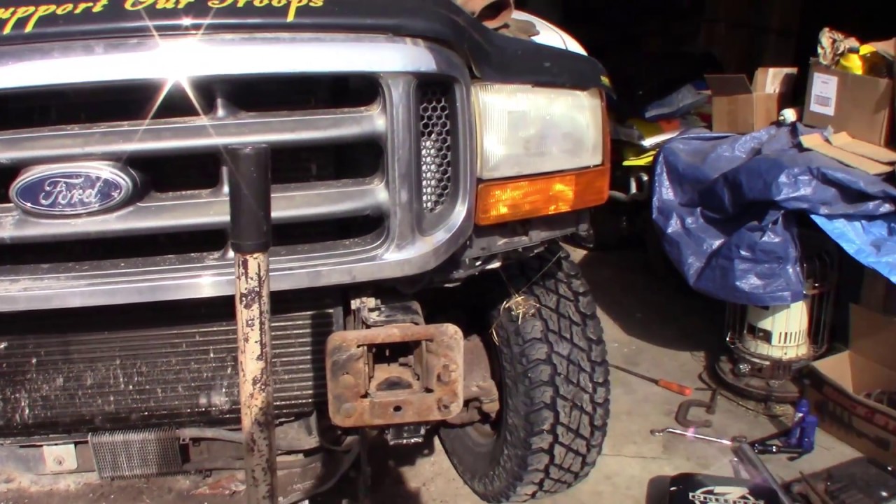 99 F250 broken front spring