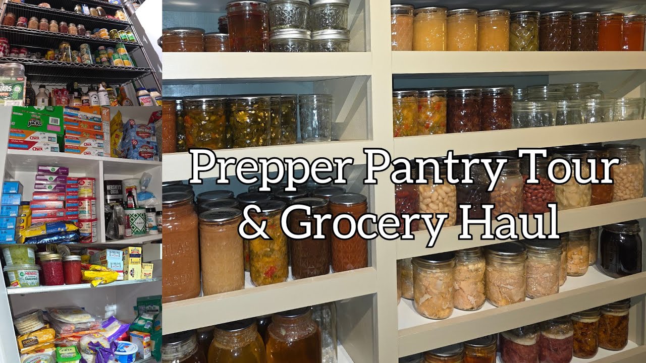 Prepper Pantry Tour • #threeriverschallenge • Shop with Me • Weekly Grocery Haul & Meal Plan