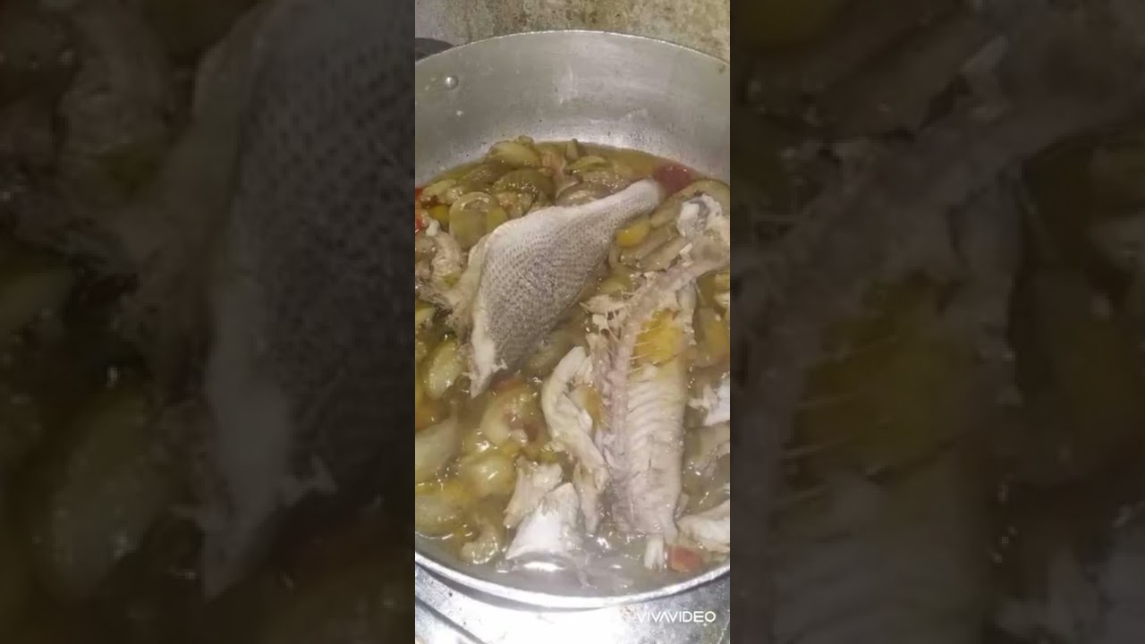 folon aux aubergines et poisson frais.