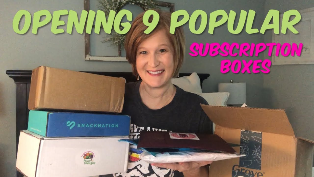 Opening 9 Popular Subscription Boxes | June 2020