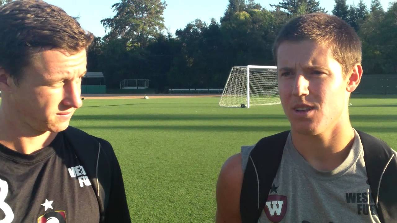 Menlo College pre-game Interview with Sean Siemens, Cody Howen