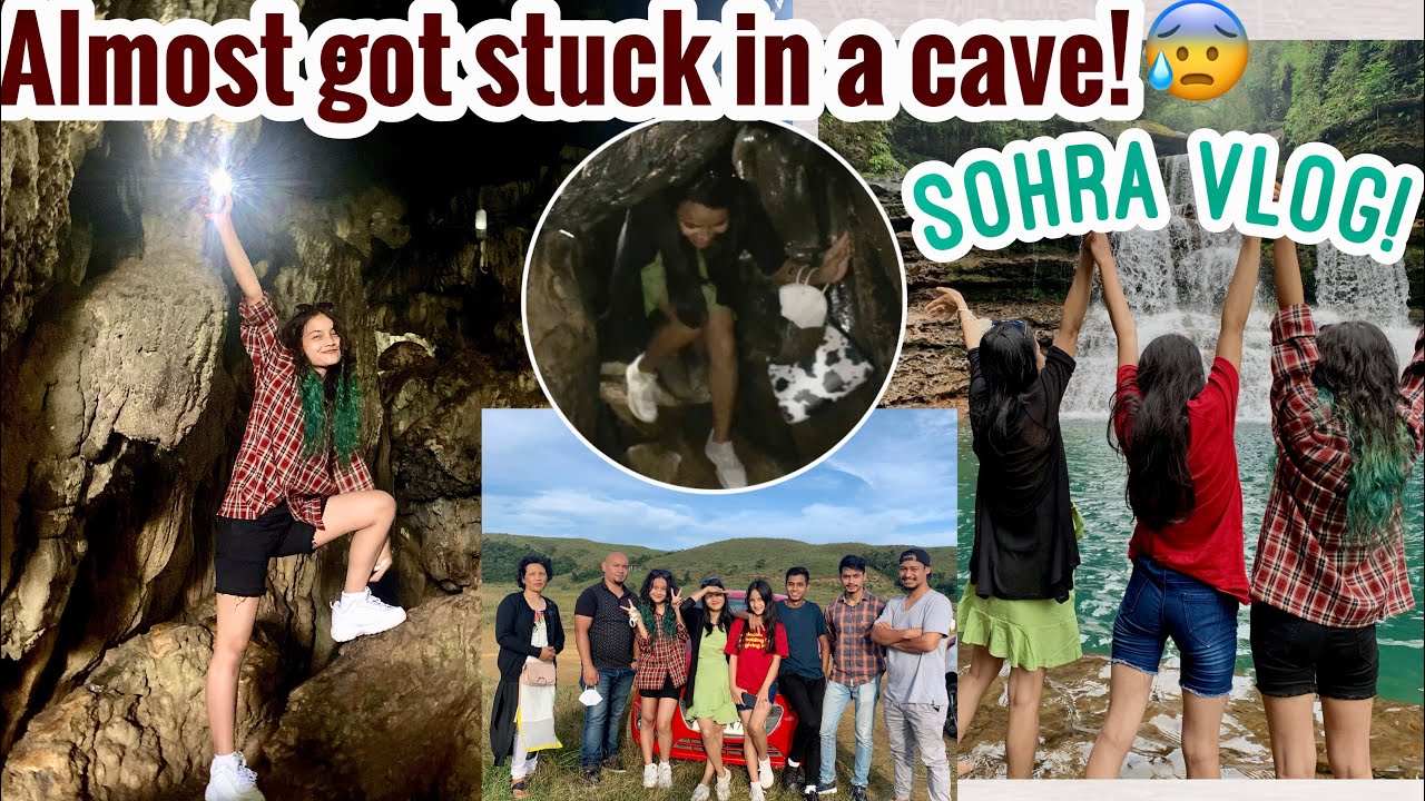 We almost got stuck in a cave 😱 |SOHRA VLOG| Cherrapunji |Fune with Family |Meghalaya