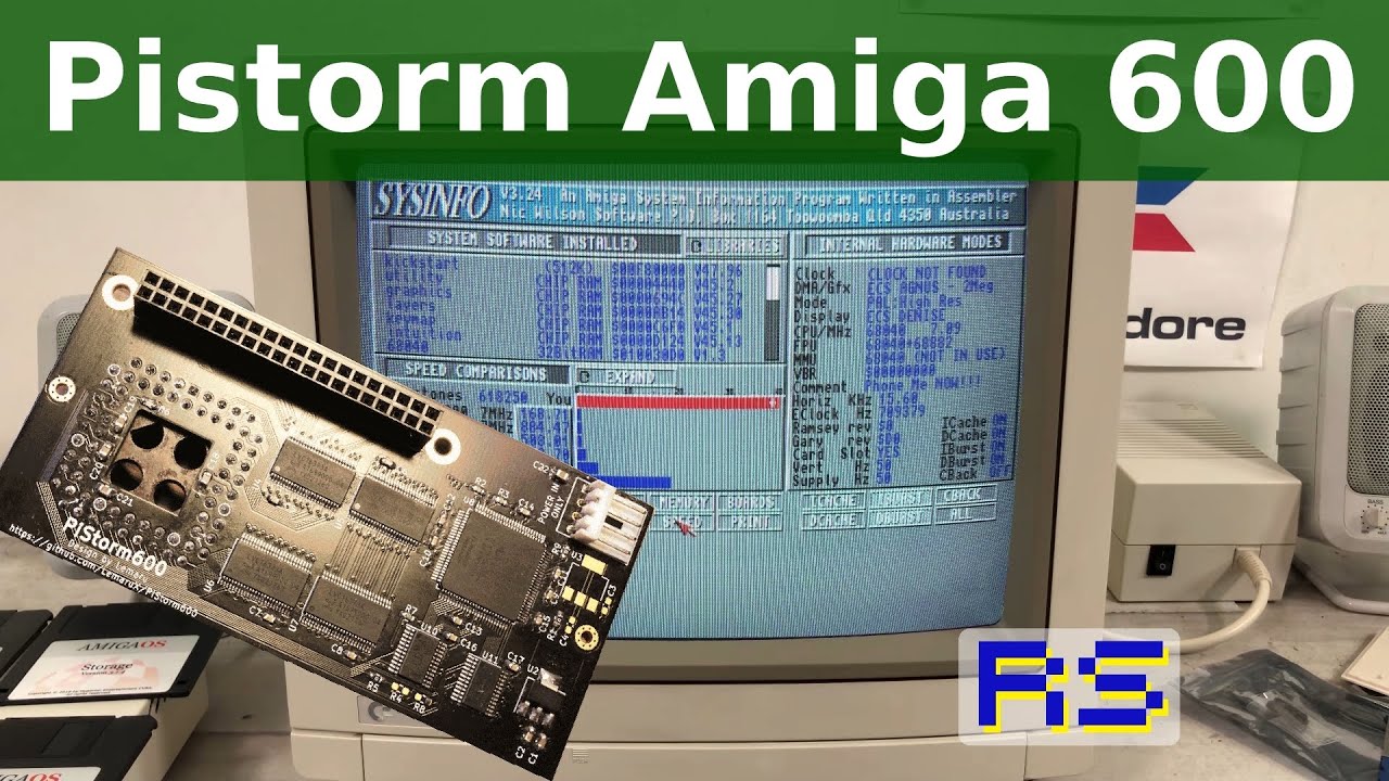 Pistorm Amiga 600 et Emu68 : la démesure