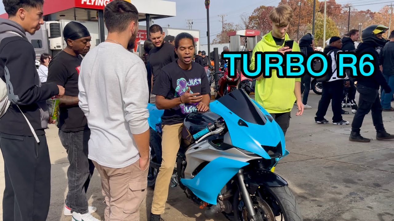 500 байкеров отреагировали на новый облик моего TURBO R6