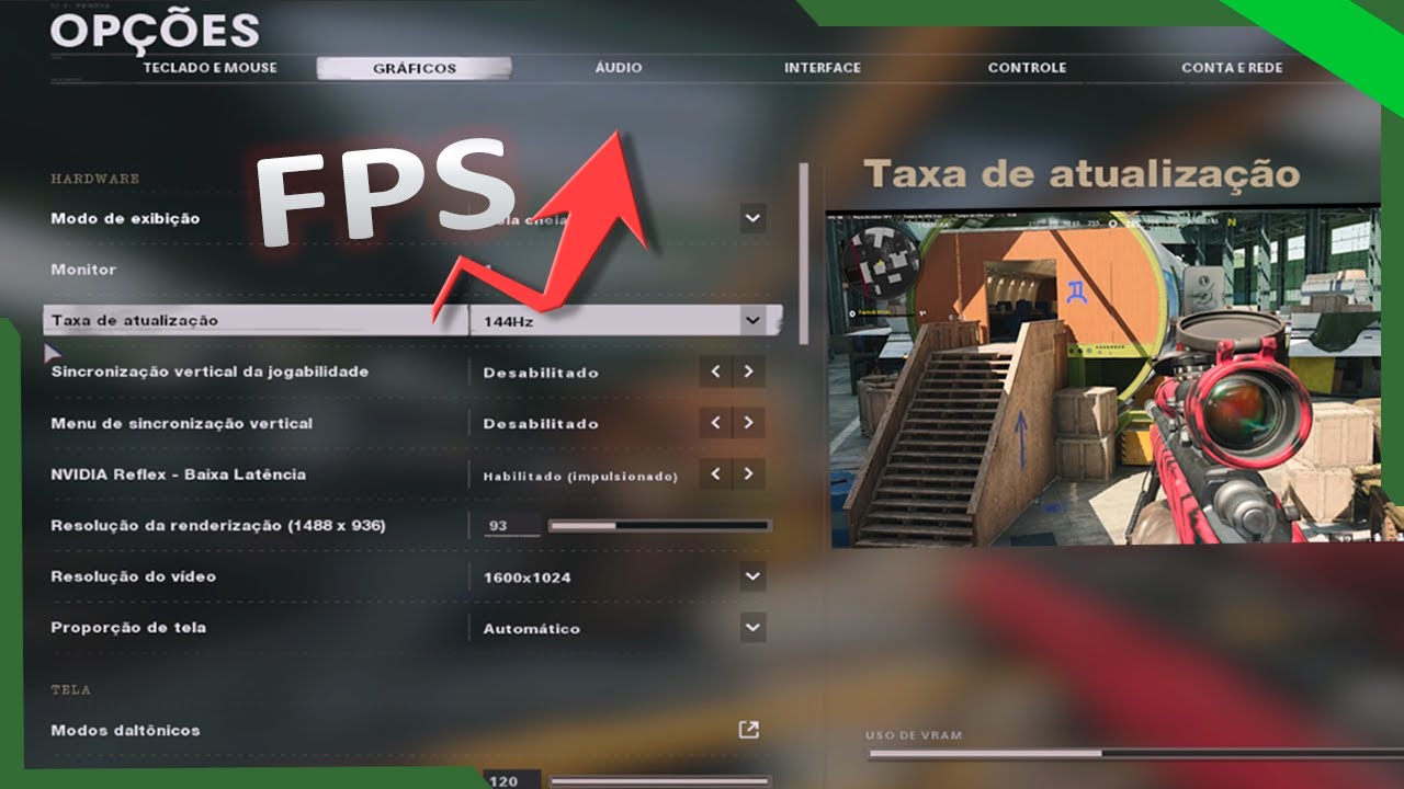 COMO AUMENTAR SEU FPS NO  CALL OF DUTY BLACK OPS COLD WAR | Melhores configurações !