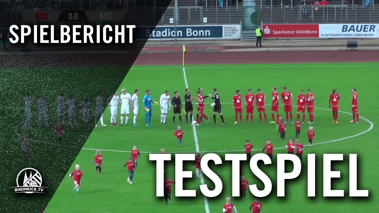 Bonner SC - 1. FC Köln (Testspiel) - Spielbericht | RHEINKICK.TV