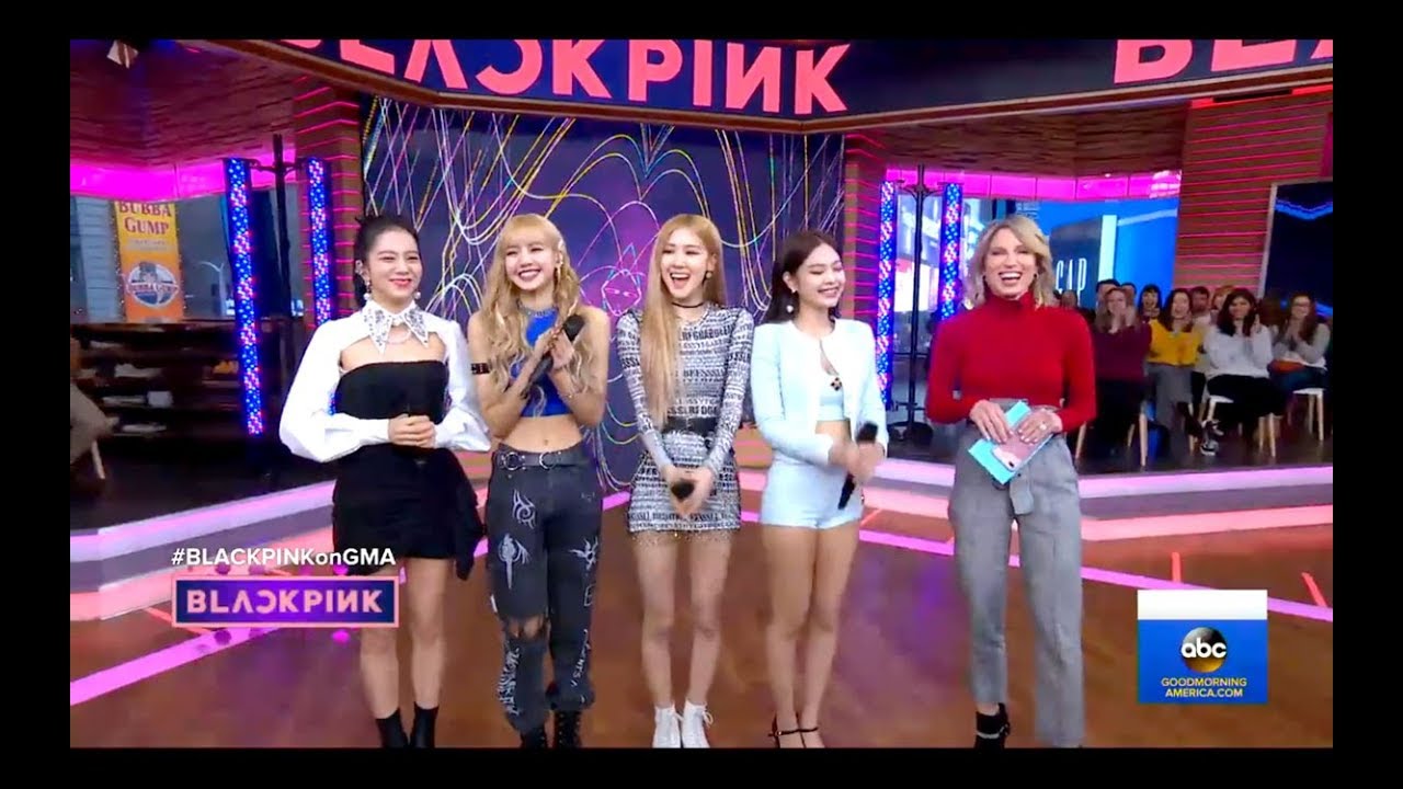 BLACKPINK FULL APPEARANCE ON GOOD MORNING AMERICA