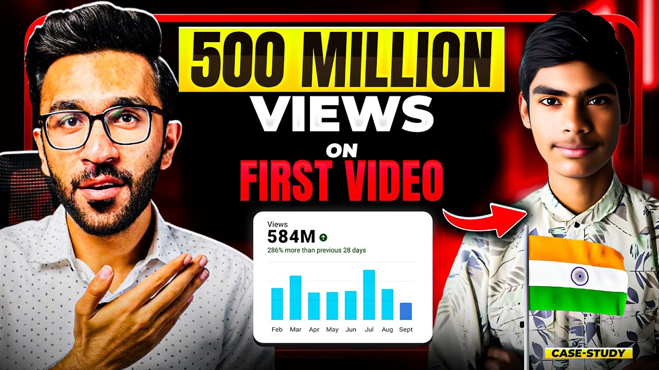 This Indian Kid is GOING CRAZY in YouTube Automation!! | CASE STUDY!