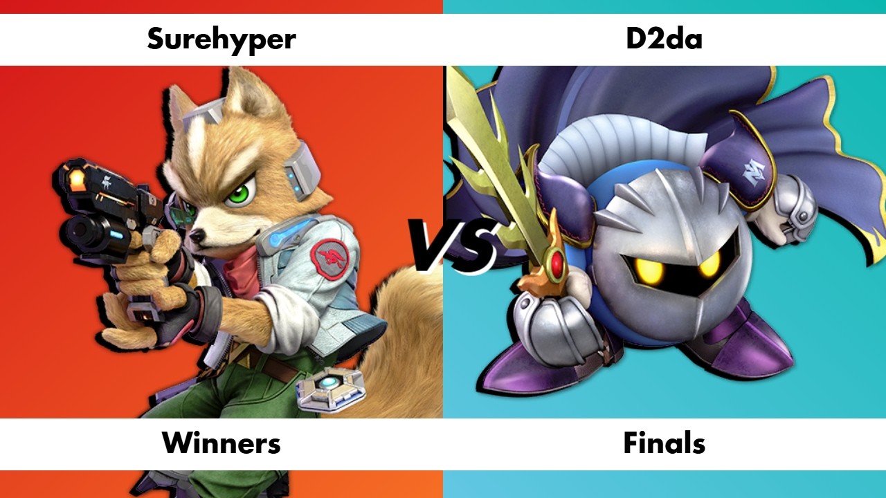 Surehyper (Fox) vs D2da (Meta Knight) - ROK Esports Smash Ultimate #117 Winners Final