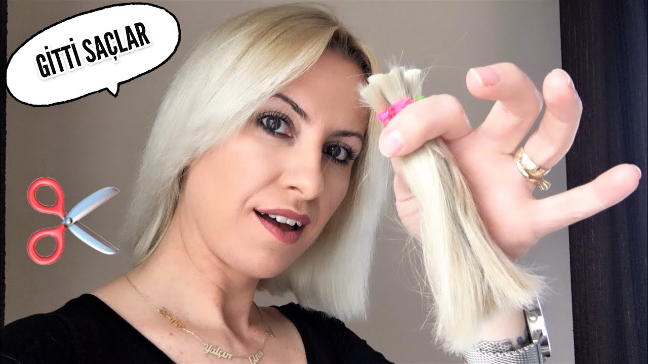 Evde K&uuml;t Sa&ccedil; Kesimi | Kolay Sa&ccedil; Kesme D&uuml;z | Emine Delig&ouml;z