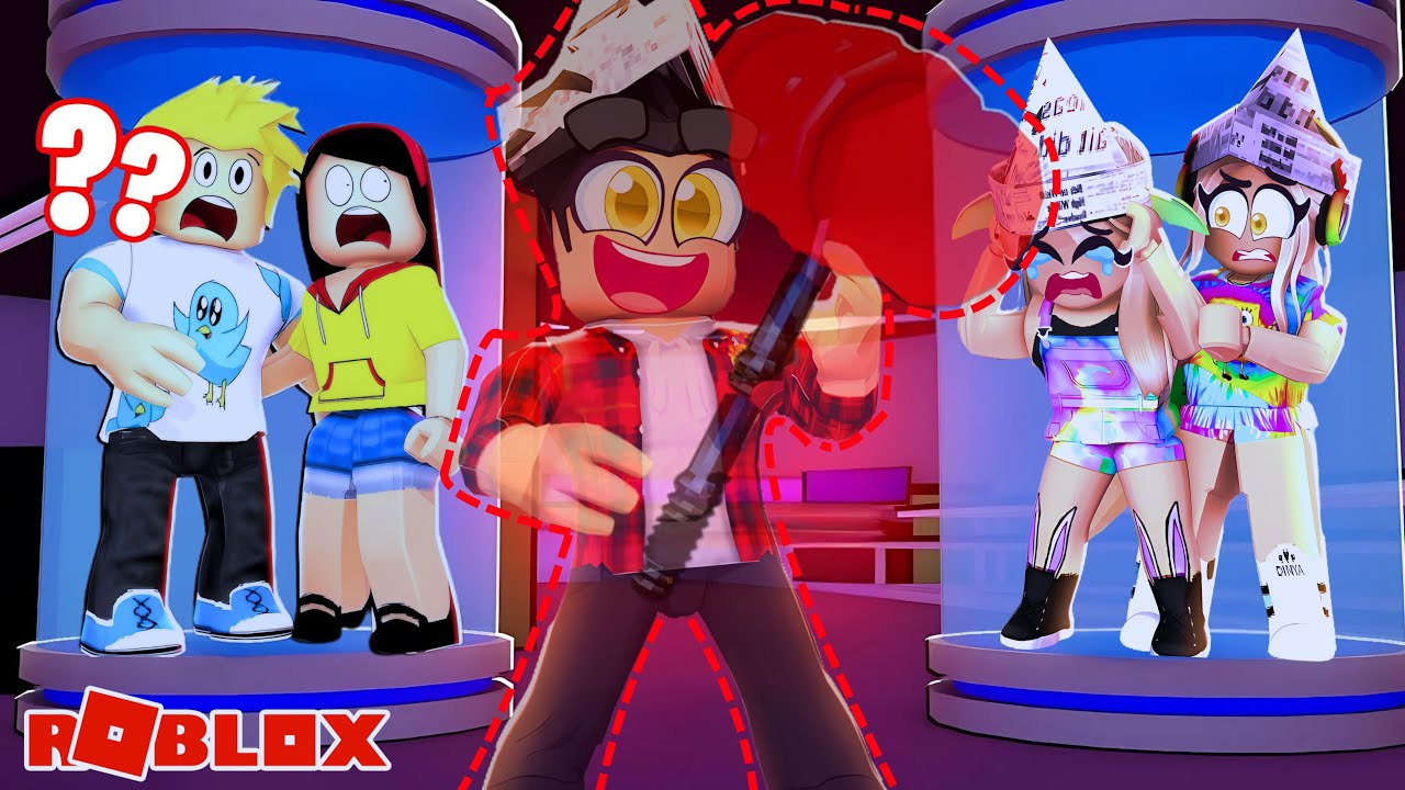 FIQUEI INVISÍVEL no MARRETÃO em FAMÍLIA !! (Nova Atualização) - Roblox Flee The Facility