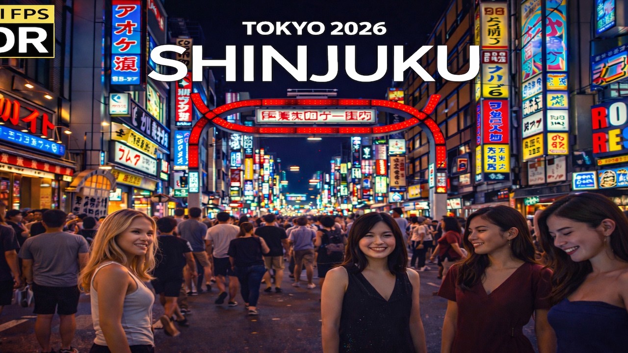 [4K HDR] Inside Tokyo’s Craziest District at Night 🔥🇯🇵 | Shinjuku 4K