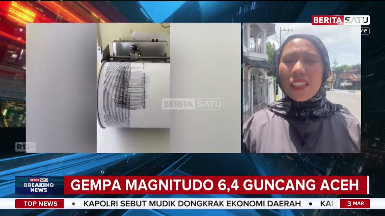Gempa M6,4 Guncang Aceh, Terasa Hingga Medan #BeritaSatu