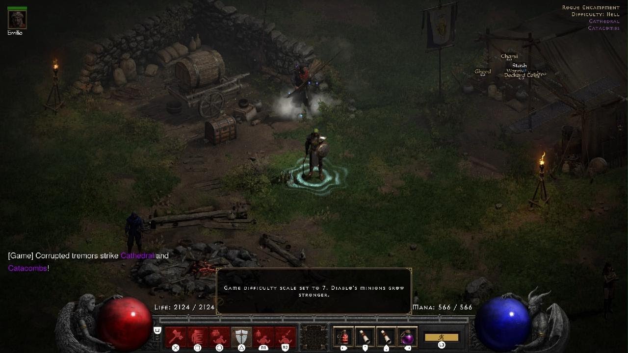 Darkforce Spawn - Unique Bloodlord Skull, TZ Andariel. Level 99 Hammerdin. Players 7 Difficulty