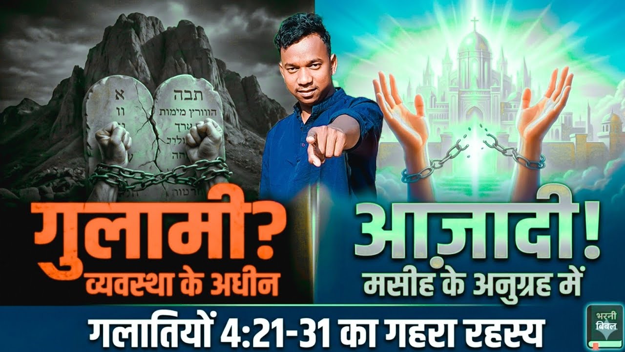 गुलामी नहीं... आजादी है मसीह में गलातियों 4:21-31