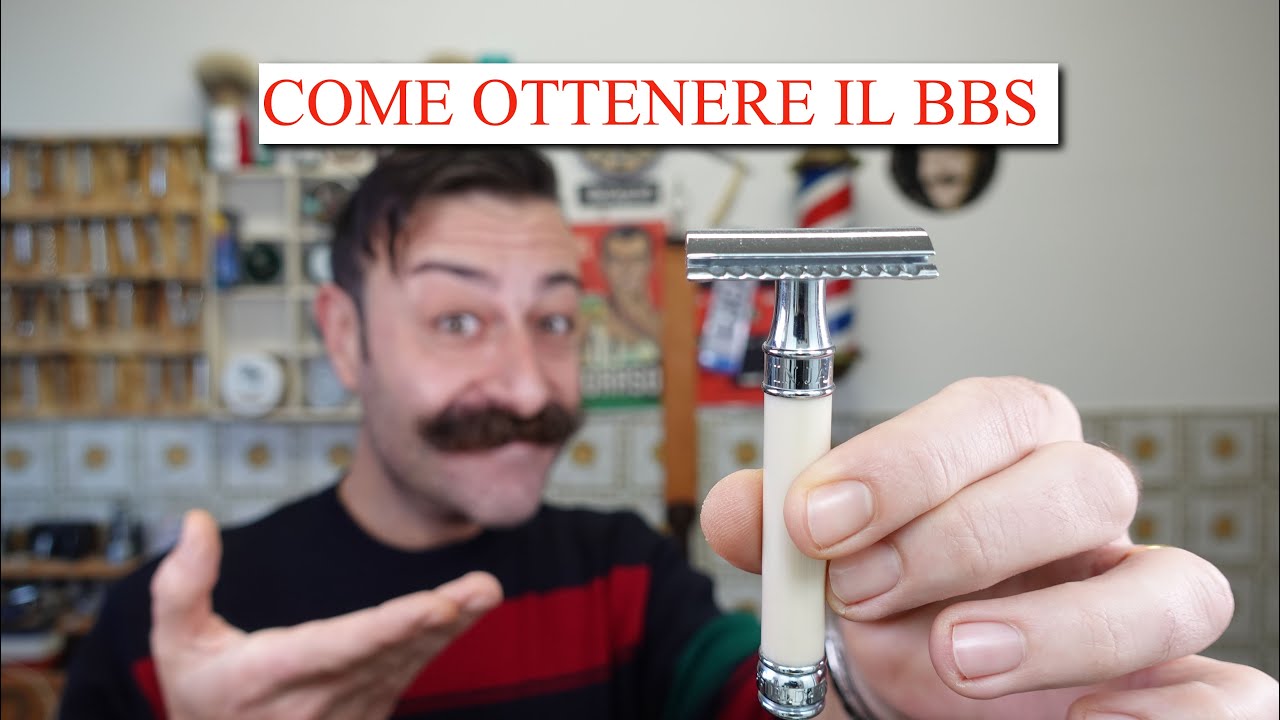 LA TECNICA CONTA - BBS CON UN SEMPLICE RASOIO E&J 87 BL - SET SOLO TGS